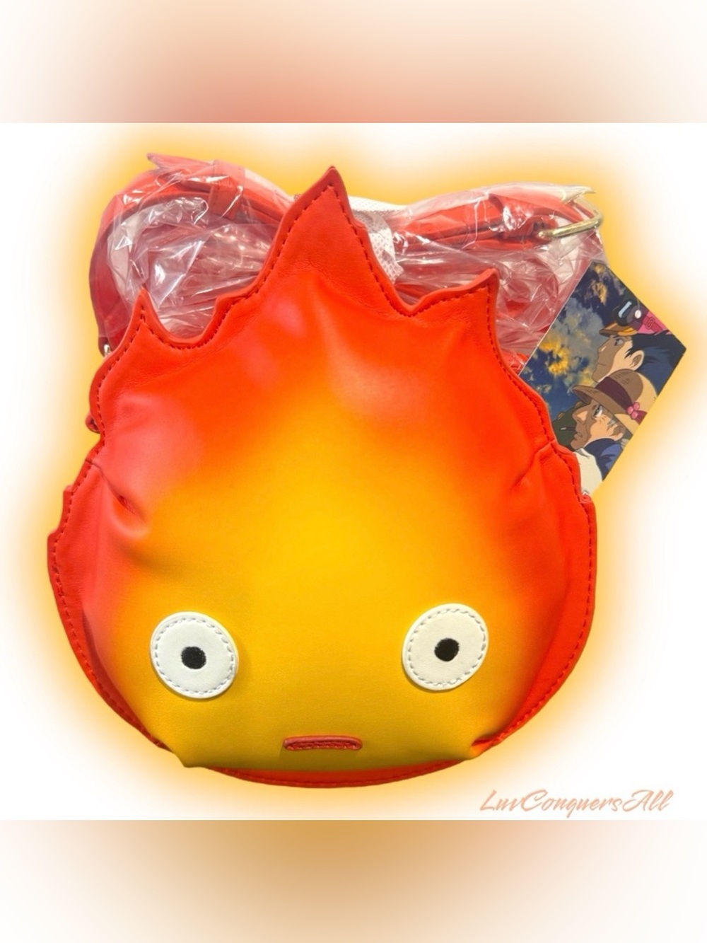 Studio Ghibli Howl's Moving Castle Calcifer Figural Crossbody Bag